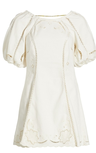 New Free People Wanna Dance Lace-Up Back Mini dress NWT XL - Picture 3 of 8